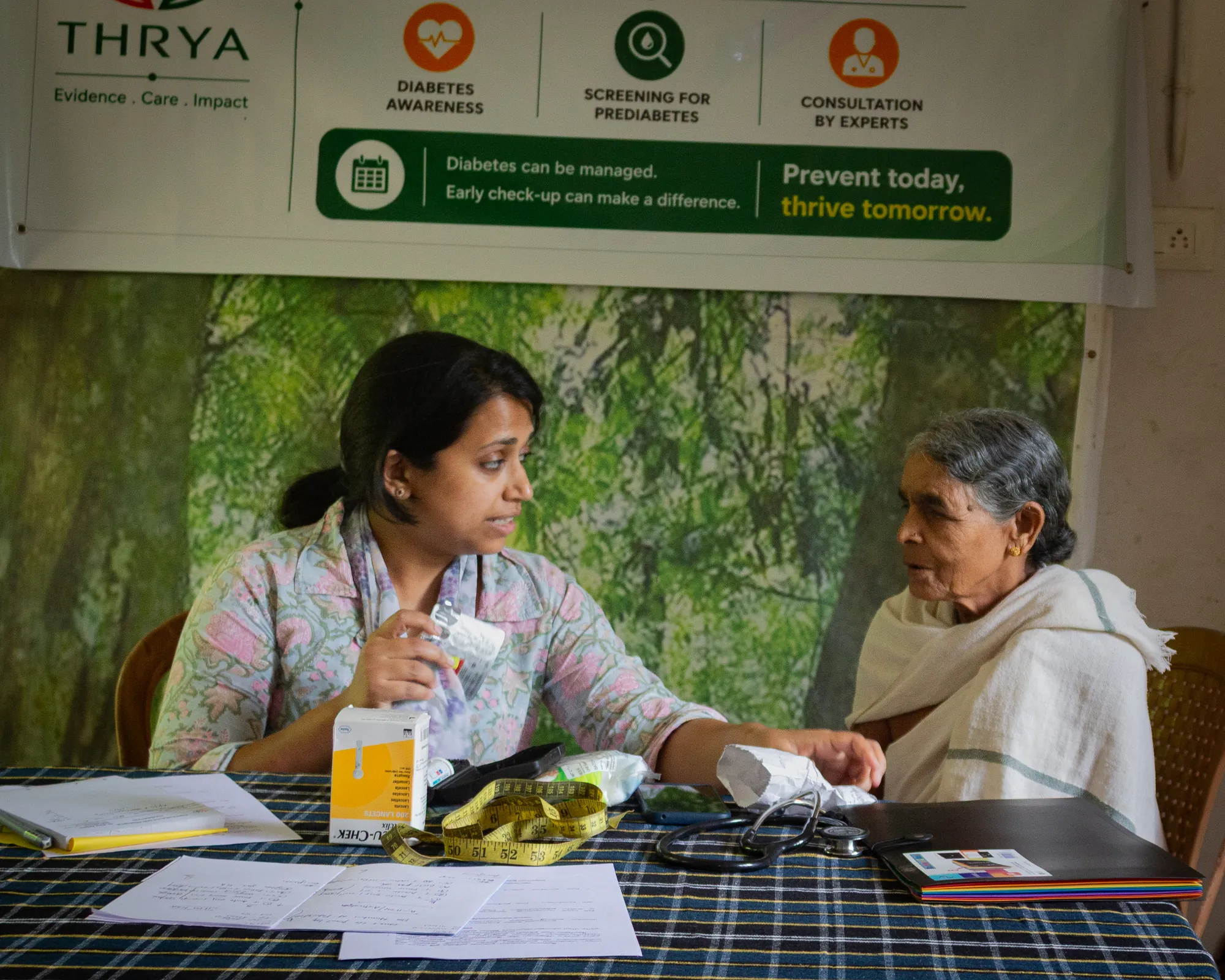 Community health outreach session in Wayanad