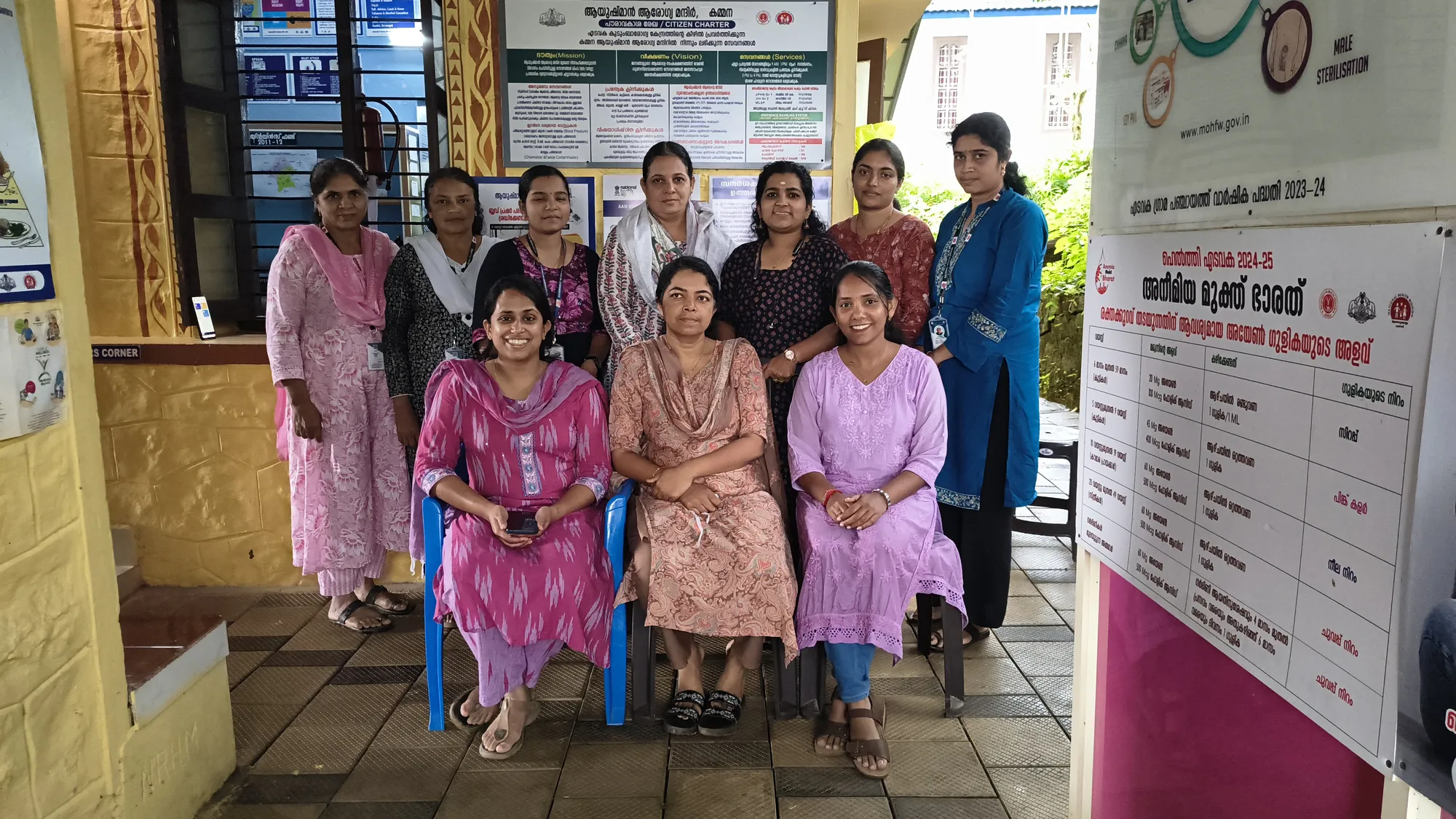 Community members at the launch of the Healthy Ageing Programme in Mananthavady