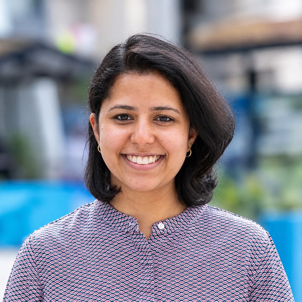Portrait of Dr. Pallavi Muraleedharan, Director and co-founder of Thrya Health and Research Foundation